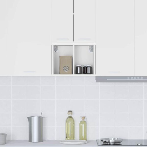 vidaXL Armadio pensile Bianco 30 x 29,5 x 40 cm Legno multistrato