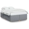 vidaXL Giroletto senza Materasso Grigio Chiaro 160x200 cm Tessuto