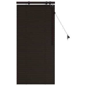 vidaXL Tenda Veneziana Marrone Scuro 65 x 130 cm 35 mm