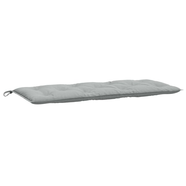 vidaXL Cuscino Panca Giardino Grigio Chiaro Mélange 120x50x7cm Tessuto