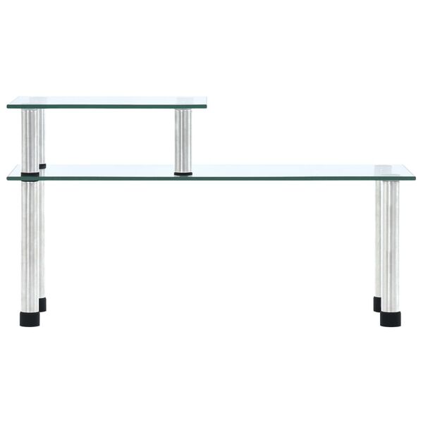 vidaXL Mensola da Cucina Trasparente 45x16x26 cm in Vetro Temperato