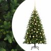 vidaXL Albero di Natale Artificiale con Palline 120 cm 150 LED