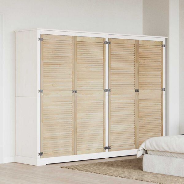 vidaXL Porta per Armadio con porta 4 pcs Naturale 170 x 2,1 x 59,5 cm