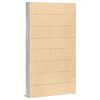 vidaXL Mobile Porta CD Grigio Sonoma 102x23x177,5 cm Legno Multistrato