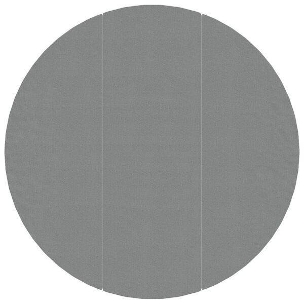 vidaXL Telo Sotto Piscina Grigio Chiaro Ø396 cm Geotessile Poliestere