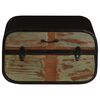 vidaXL Baule in Legno Massello di Recupero 60x60x35 cm