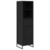 vidaXL Armadio per Libri Rovere Nero 43 x 36 x 150.5 cm