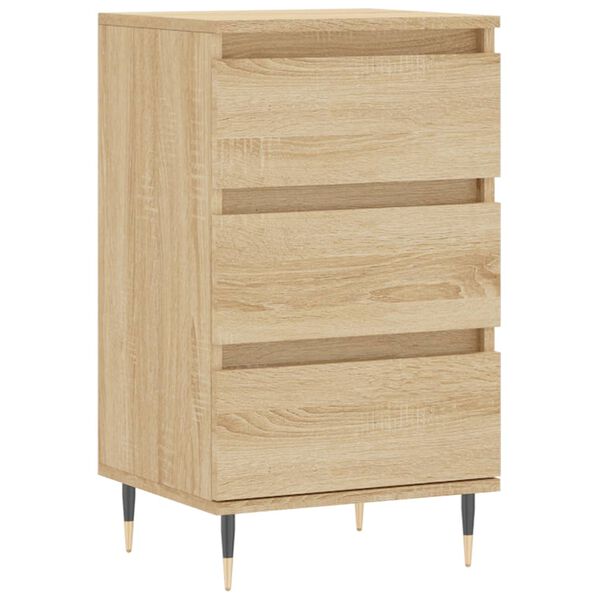 vidaXL Credenza Rovere Sonoma 40x35x70 cm in Legno Multistrato