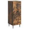 vidaXL Credenza Rovere Fumo 33 x 34,5 x 89,5 cm Legno ingegnerizzato