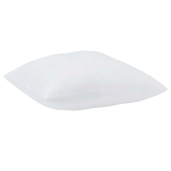 vidaXL Piumone con cuscino 3 pcs Bianco Microfibra