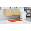 vidaXL Tappetino da bagno antiscivolo Arancione 60 x 90 cm PP