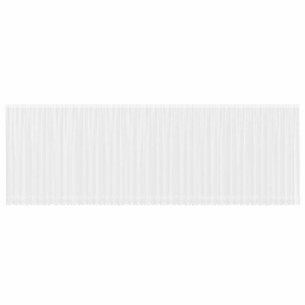vidaXL Tenda in Pizzo con tende Bianco 240 x 1200 cm Poliestere