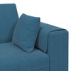 vidaXL Divano in Velluto con cuscino 3 pcs Blu 208 cm Velluto