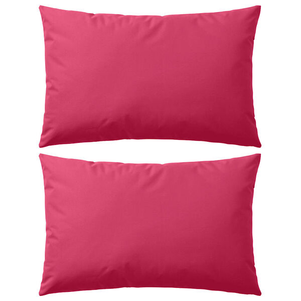 vidaXL Cuscini da Esterno 2 pz 60x40 cm Rosa