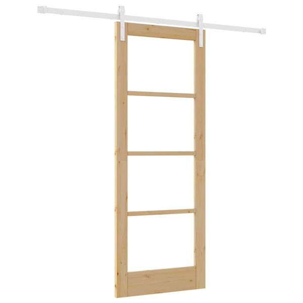 vidaXL Porta scorrevole ORKDAL Naturale 78 x 202 cm