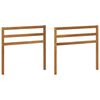 vidaXL Bracciolo 2 pcs Naturale 79 x 4 x 73 cm