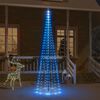 vidaXL Albero di Natale Pennone Blu 310 LED 300 cm