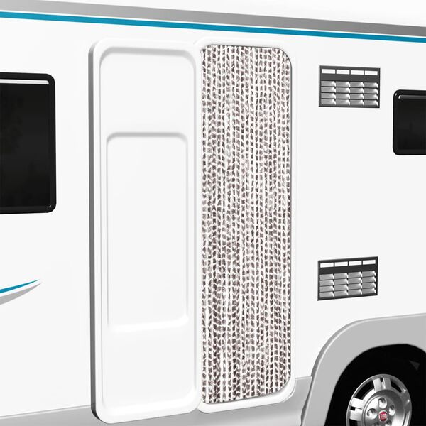 vidaXL Zanzariera Grigio Talpa e Bianco 56x185 cm Ciniglia