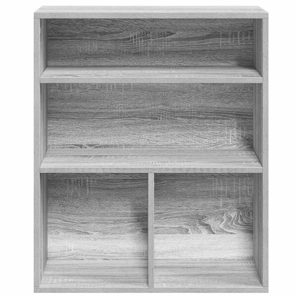 vidaXL Libreria Grigio Sonoma 60x30x71,5 cm in Legno Multistrato