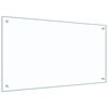 vidaXL Rivestimento da Cucina 2 pcs Trasparente 90 x 50 cm