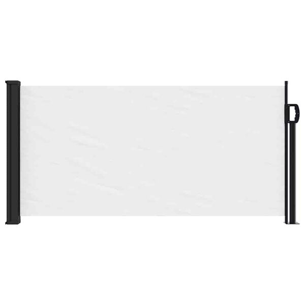 vidaXL Tenda da Sole Laterale Retrattile Bianco 100x300 cm