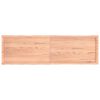 vidaXL Piano Tavolo Marrone Chiaro 180x50x(2-4) cm Rovere Non Trattato
