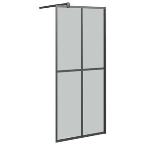 vidaXL Cabina Doccia 90x195 cm Vetro Temperato Scuro