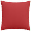 vidaXL Cuscini da Divano 2 pcs Rosso 60 x 60 cm Tessuto