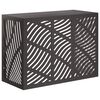 vidaXL Copertura per condizionatore d'aria Nero 110 x 50 x 80 cm