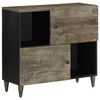 vidaXL Credenza 80x33x75 cm in Legno Massello di Mango