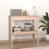 vidaXL Tavolo Consolle 80x40x75 cm in Legno Massello di Pino