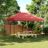 vidaXL Tenda Party Borgogna 279 x 410 x 315 cm Tessuto Oxford