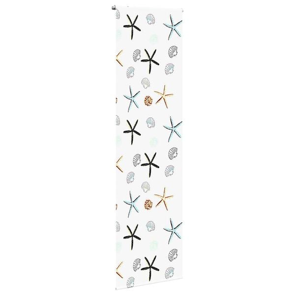 vidaXL Tenda a Rullo Doccia 70x240 cm Larghezza Tessuto 66 cm