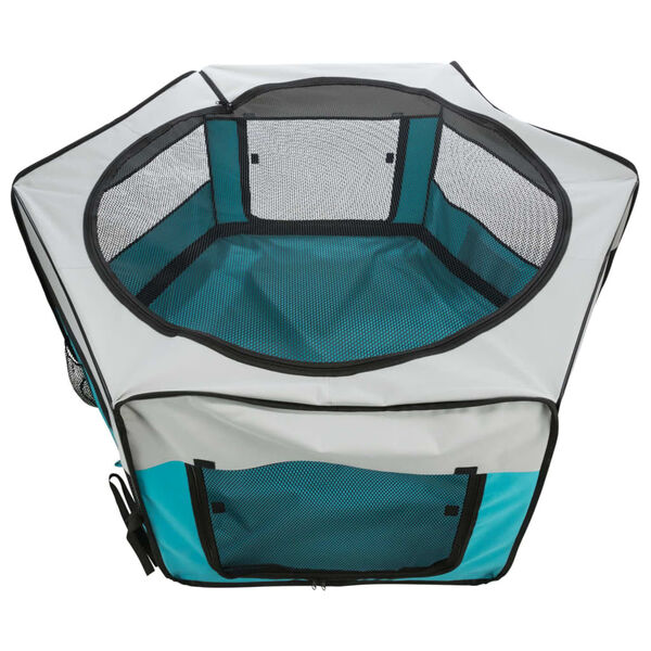 TRIXIE Gabbia per Animali Piccoli 150x65 cm Turchese e Grigio Chiaro