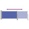 vidaXL Tenda Laterale Retrattile per Patio 80x300 cm Blu