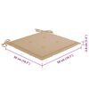 vidaXL Sedie da Giardino con Cuscini 8 pz in Legno Massello di Teak