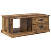 vidaXL Tavolino da salotto con cassetto Legno vecchio 90 x 50 x 35 cm