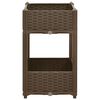 vidaXL Fioriera Rialzata 40x40x71 cm in Polipropilene