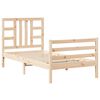 vidaXL Giroletto senza Materasso 90x200 cm in Legno Massello di Pino