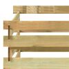 vidaXL Compostiera da Giardino a Doghe 100x100x80cm in Pino Impregnato