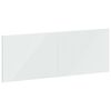vidaXL Testiera da Muro HAARLEM Bianco Legno ingegnerizzato