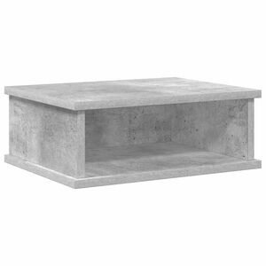 vidaXL Comodino Grigio cemento 40 x 31 x 15 cm Legno multistrato