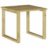 vidaXL tavolo Naturale 40 x 40 x 36 cm Legno di pino impregnato