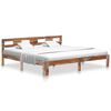 vidaXL Giroletto senza Materasso in Legno Massello 200x200 cm