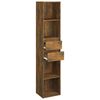 vidaXL Libreria Rovere Fumo 36x30x171 cm in Legno Multistrato