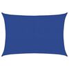 vidaXL Vela Parasole 160 g/m&sup2; Rettangolare Blu 3,5x4,5 m in HDPE