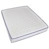 vidaXL Letto con Materasso Memory Foam Tessuto Grigio Chiaro 160x200cm