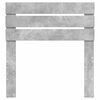 vidaXL Testiera Grigio cemento 80 cm Legno multistrato