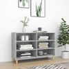 vidaXL Credenza Grigio Cemento 103,5x35x70 cm in Legno Multistrato