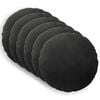 vidaXL Cuscino con cuscino HEERLEN 6 pz Nero Velluto